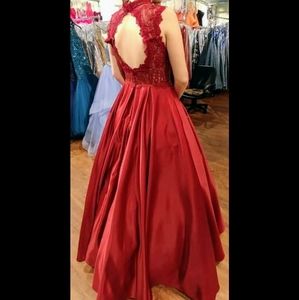 Alyce Paris Spring 2019 Burgendy Prom Dress